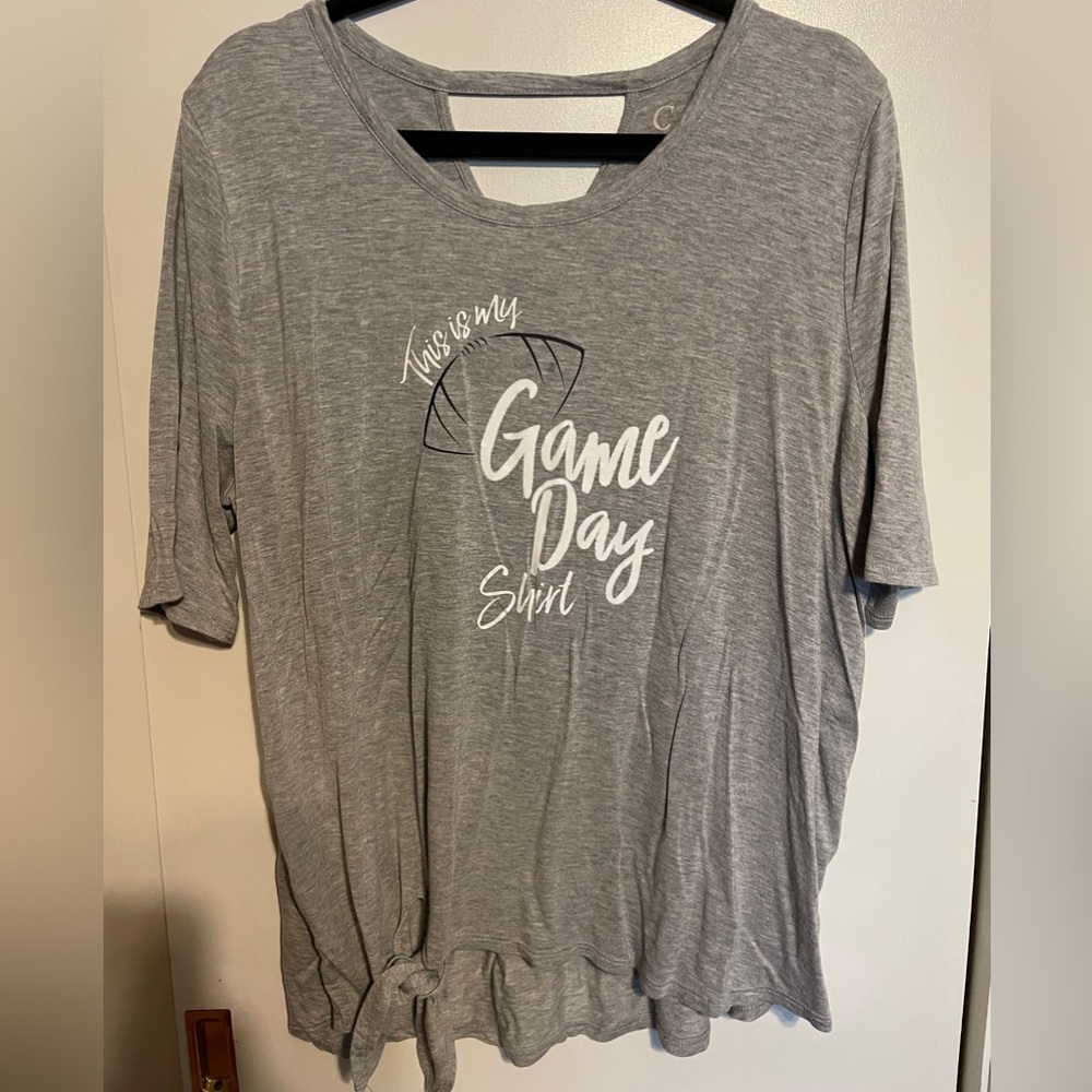 Cato fashions, gray, short sleeved, women’s XL